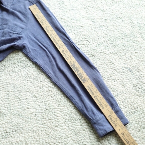 Rhythm Blue Button Up Shirt XS - Picture 12 of 12